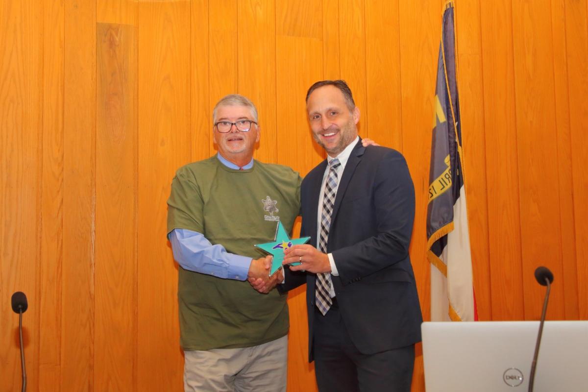 Public Sector Star Recertification for the city of Mount Airy NC DOL